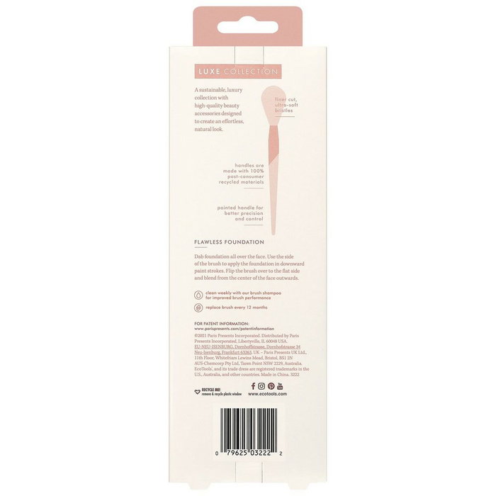 Eco Tools Luxe Flawless Pinceau de fond de teint