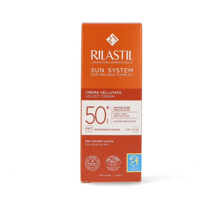 Rilastil Sun System SPF50+ Crème Solaire Visage Fini Velours