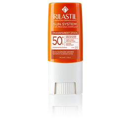Rilastil Stick Solaire SPF50+ Transparente 8.5g - Haute Protection Invisible pour Zones Sensibles