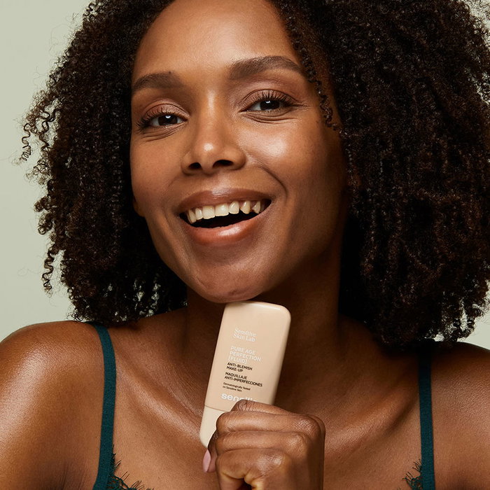 Sensilis Maquillage Perfection Anti-Imperfections #02-Sand 30 ml - Couvrance Élevée, Régule le Sébum, Hydratation Intense