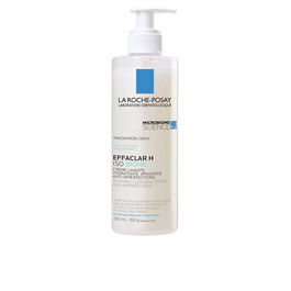 La Roche-Posay EFFACLAR H Crème Nettoyante ISO-BIOME 390 ml - Soin Apaisant pour Peaux Grasses et Imperfections