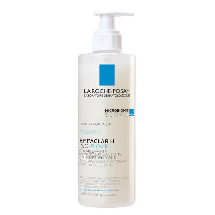 La Roche Posay Effaclar H Iso-Biome Crème Nettoyante 390 ml La Roche Posay Effaclar H Iso-Biome Crème Nettoyante 390 ml