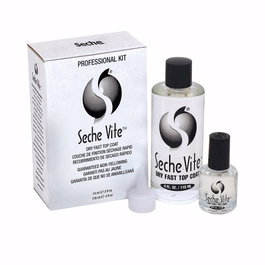 Seche Vite Couche de Finition Vernis Séchage Rapide Coffret 2 pz 115ml + 14ml