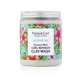 Flora & Curl SOOTHE ME Coconut Mint Curl Refresh Clay Wash 260 g