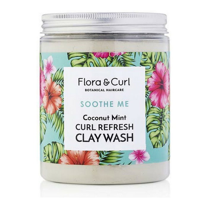 Flora & Curl SOOTHE ME Coconut Mint Curl Refresh Clay Wash 260 g