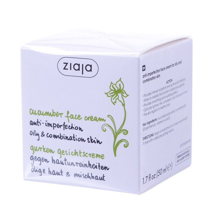 Ziaja Crème visage Pepino Concombre 50 ml