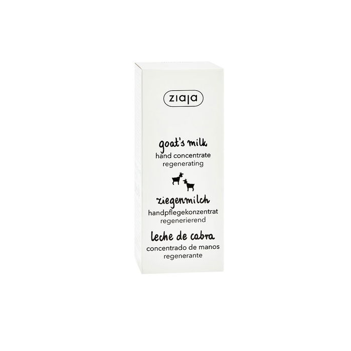 Ziaja Crème Mains Concentrée Lait de Chèvre 50 ml Peaux Sèches Abîmées