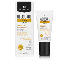Heliocare Crème Solaire Aqua Gel Teintée SPF50+ Beige 50 ml - Protection UVA/UVB Lumière Visible IR