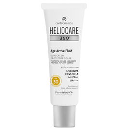 Heliocare Crème Solaire Fluide 360° SPF50, Protection Anti-Photovieillissement, 50 ml