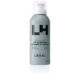 Lierac Mousse à Raser Homme 150 ml - Soin 3 en 1 Anti-Irritations, Apaisant et Hydratant