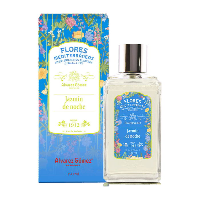 Alvarez Gomez Eau de Toilette Jasmin Nuit Fleurs Mediterranées Vaporisateur Femme 150 ml