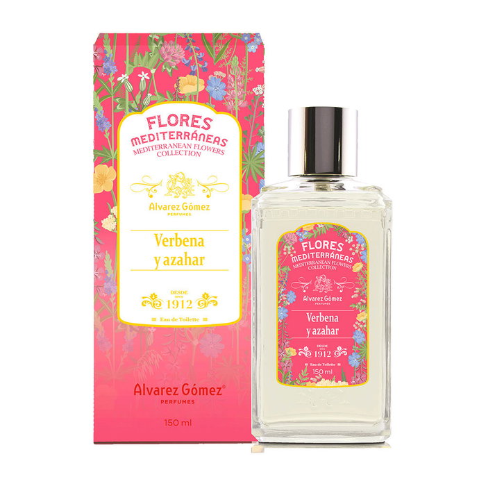 Alvarez Gomez Fleurs Mediterraneennes Eau de Toilette Vaporisateur Verveine et Fleur d'Oranger 150 ml