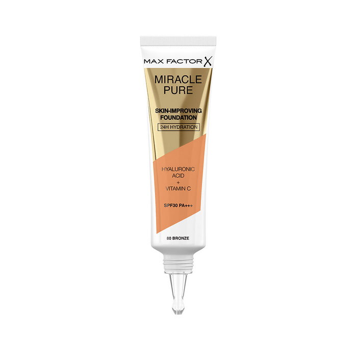 Max Factor MIRACLE PURE foundation SPF30 #80-bronze 30ml Fond de teint Hydratant