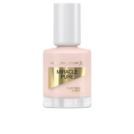 Max Factor Vernis à Ongles MIRACLE PURE #205 - Nude Rose 12 ml - Vegan, 77% d'Argile, Vitamine E - Brillant Éclatant et Application Homogène