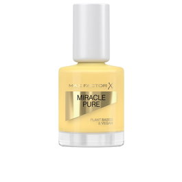 Max Factor Vernis à Ongles Miracle Pure - Ton #500 Lemon Tea 12 ml - Formule Végane Écologique à Base d'Argile et Vitamine E pour Brillant et Renforcement