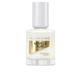 Max Factor Vernis à Ongles Miracle Pure #155 Coconut Milk 12 ml - Formule Végétalienne Enrichie en Vitamine E - Palette de Teintes Éclatantes