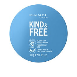 Rimmel London Poudre Compacte Matifiante Kind & Free #40-tan - Vegan, 10g