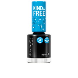 Rimmel London KIND & FREE vernis à ongles #159 Midnight Sky - Végétal, 75% ingrédients d'origine biologique, tenue 5 jours, 8ml