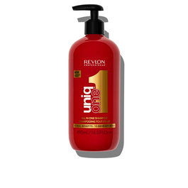 Revlon UNIQ ONE Shampooing Tout-en-Un 490 ml - Répare, Protège, Hydrate, Démêle et Donne du Volume