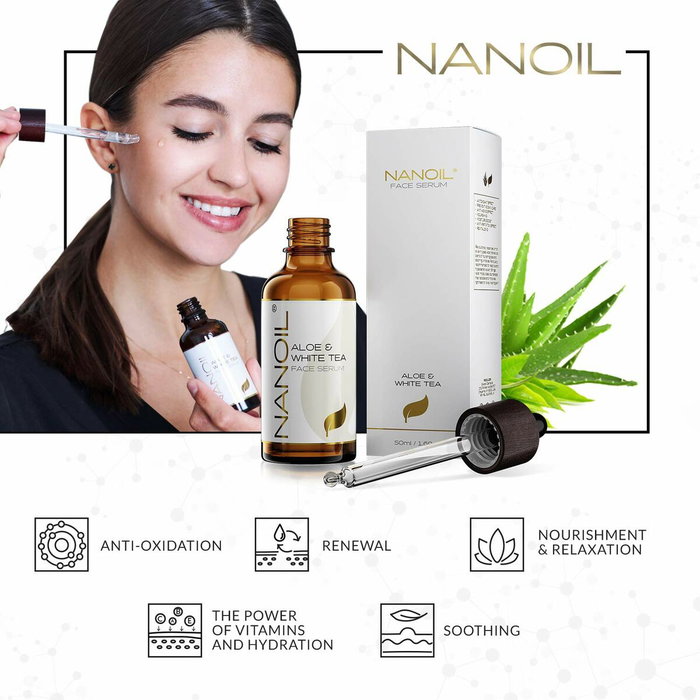 Nanoil Face Serum Aloe & White Tea 50 ml Nanoil Face Serum Aloe & White Tea 50 ml