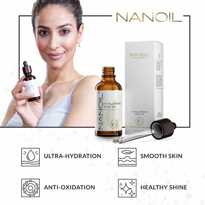 Nanoil FACE SERUM à l'acide hyaluronique 50 ml