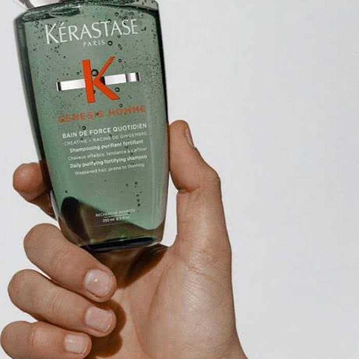 Kerastase Genesis Home Bain Force 250 – Shampoing Purifiant et Fortifiant pour Cheveux Affaiblis avec Tendance à la Chute