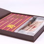 Harry Potter Set de papeterie, 3 pièces, 26x23x3 cm, couleur rouge foncé, pour enfant à partir de 3 ans