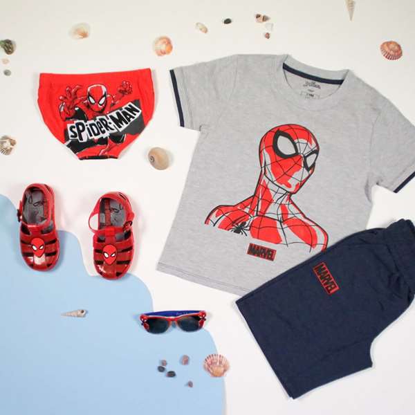 Cerdá Gafas de sol Spiderman pour enfants - Lunettes de soleil Marvel - Âge recommandé 2 à 8 ans