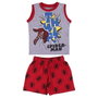 Cerdá Pyjama Court sans Manches à Bretelles Spiderman pour Enfant 2 Ans - Jersey Single Gris