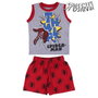 Cerdá Pyjama Court Spider-Man Gris Taille 2 Ans