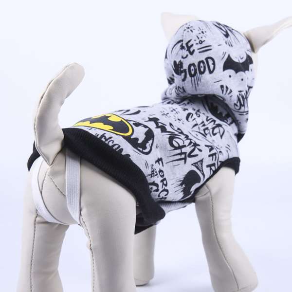 Cerdá Sweat à capuche Batman pour chien, Taille S, Noir