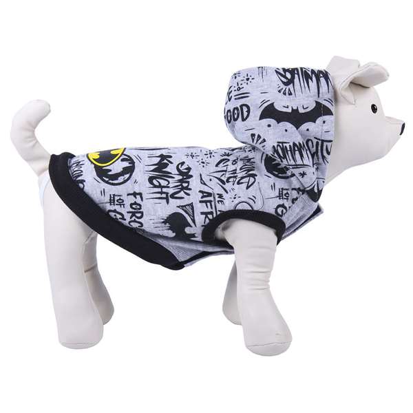 Cerdá Sweat à capuche Batman pour chien, Taille S, Noir