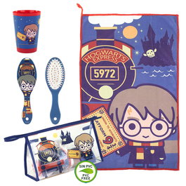 CERDÁ Trousse de toilette complète Harry Potter, nécessaire de voyage, set de salle de bain, 22 x 23 x 8 cm