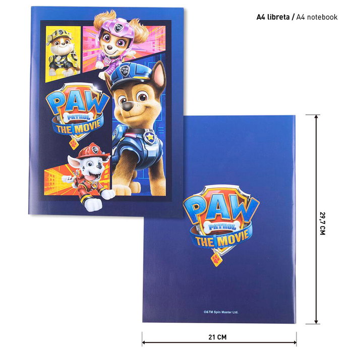 CERDÁ Set de Papeterie Patrulla Canina Paw Patrol - Lot de Fournitures Scolaires avec Motifs - 23x35 cm