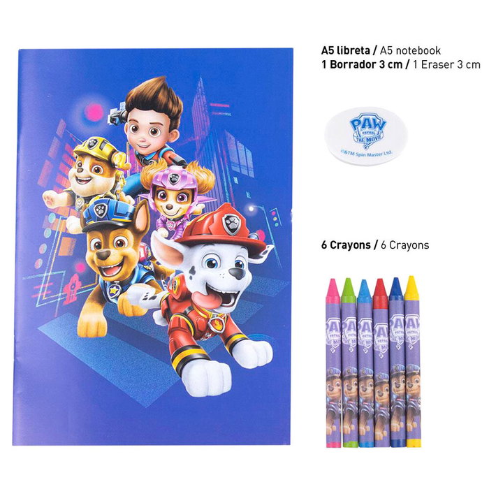 CERDÁ Set de Papeterie Patrulla Canina Paw Patrol - Lot de Fournitures Scolaires avec Motifs - 23x35 cm