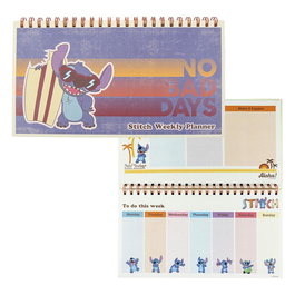 Disney Planificateur Semainier Stitch Agenda 35 x 16,7 x 1 cm