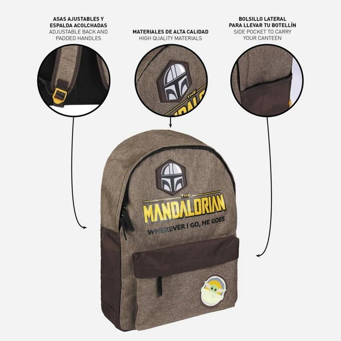 Cerdá Mochila Casual Star Wars The Mandalorian 31 x 44 x 16 cm 100% Polyester