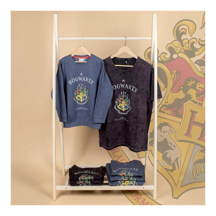 T-shirt à manches longues enfant Harry Potter Gris Gris foncé 10 ans