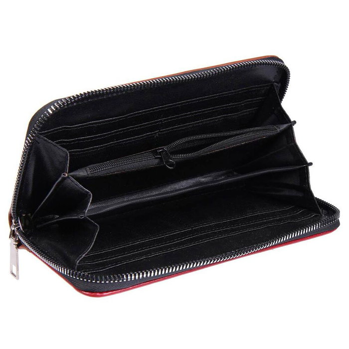 Harry Potter Portefeuille Gryffindor - Portefeuille pour femmes en cuir PU - 9.7 x 18.7 x 2 cm