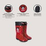 Cerdà T027 - Bottes de pluie en PVC pour enfant avec motif Mickey, taille 27, rouge