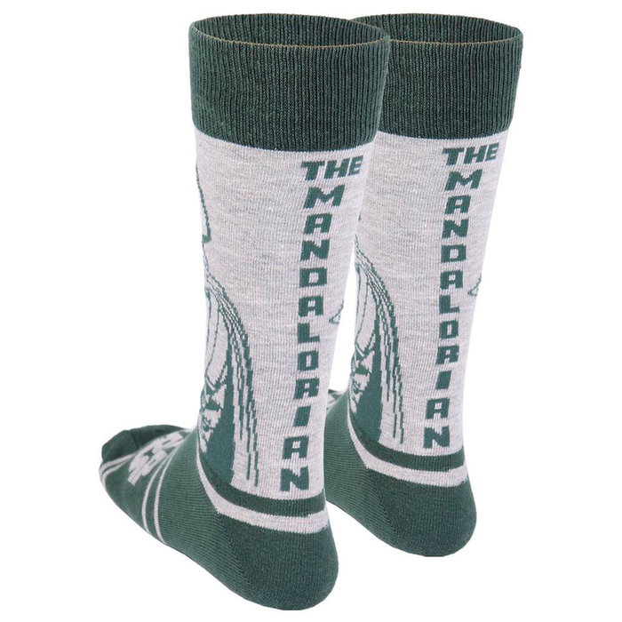 CERDÁ Set de 3 paires de chaussettes Star Wars The Mandalorian - Taille 36-41 - Composition : 86% coton, 12% polyamide, 2% élasthanne