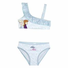 Bas de Bikini Pour Filles Frozen Bleu Bleu clair