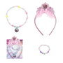 Cerdá - Pack de bijoux fantaisie 4 pièces princesse pour enfants - Dimensions : 12.5 x 15.0 x 1.0 cm