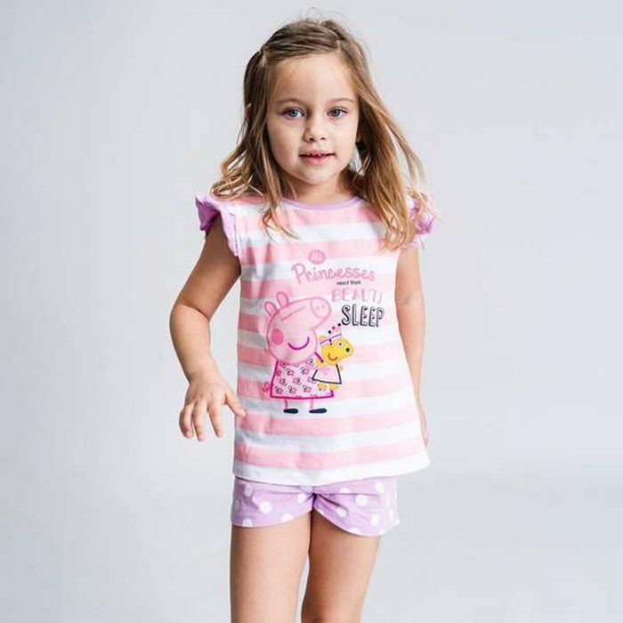 Cerdá Pijama Court Peppa Pig Rose 3 Ans