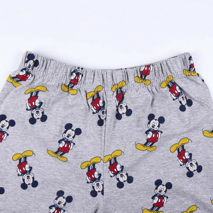 Pyjama D'Été Mickey Mouse Gris