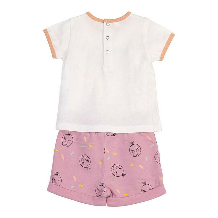 Ensemble de Vêtements Looney Tunes Rose 12 mois Ensemble de Vêtements Looney Tunes Rose 12 mois