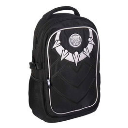 Mochila Avengers Black Panther, sac à dos technique et casual 31 x 47 x 24 cm, polyester