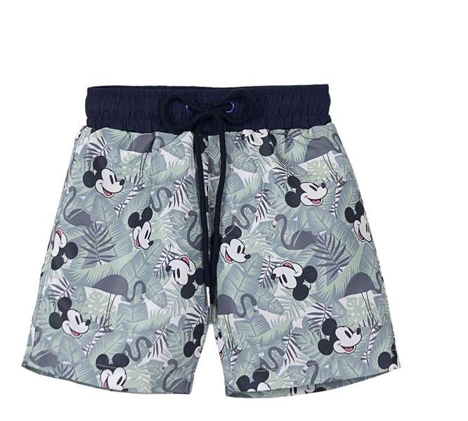 Cerdá Bermudas de Bain Mickey Taille 6 Ans pour Garçon - Vert Clair