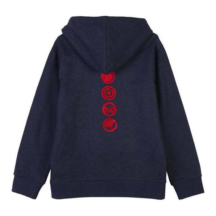 Marvel Sweat à capuche enfant Bleu foncé Taille 8 ans Marvel Sweat à capuche enfant Bleu foncé Taille 8 ans