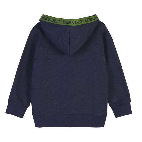 Cerdà - Sweat-shirt à capuche en coton brossé motif Buzz l'Éclair - Taille 6 ans Cerdà - Sweat-shirt à capuche en coton brossé motif Buzz l'Éclair - Taille 6 ans